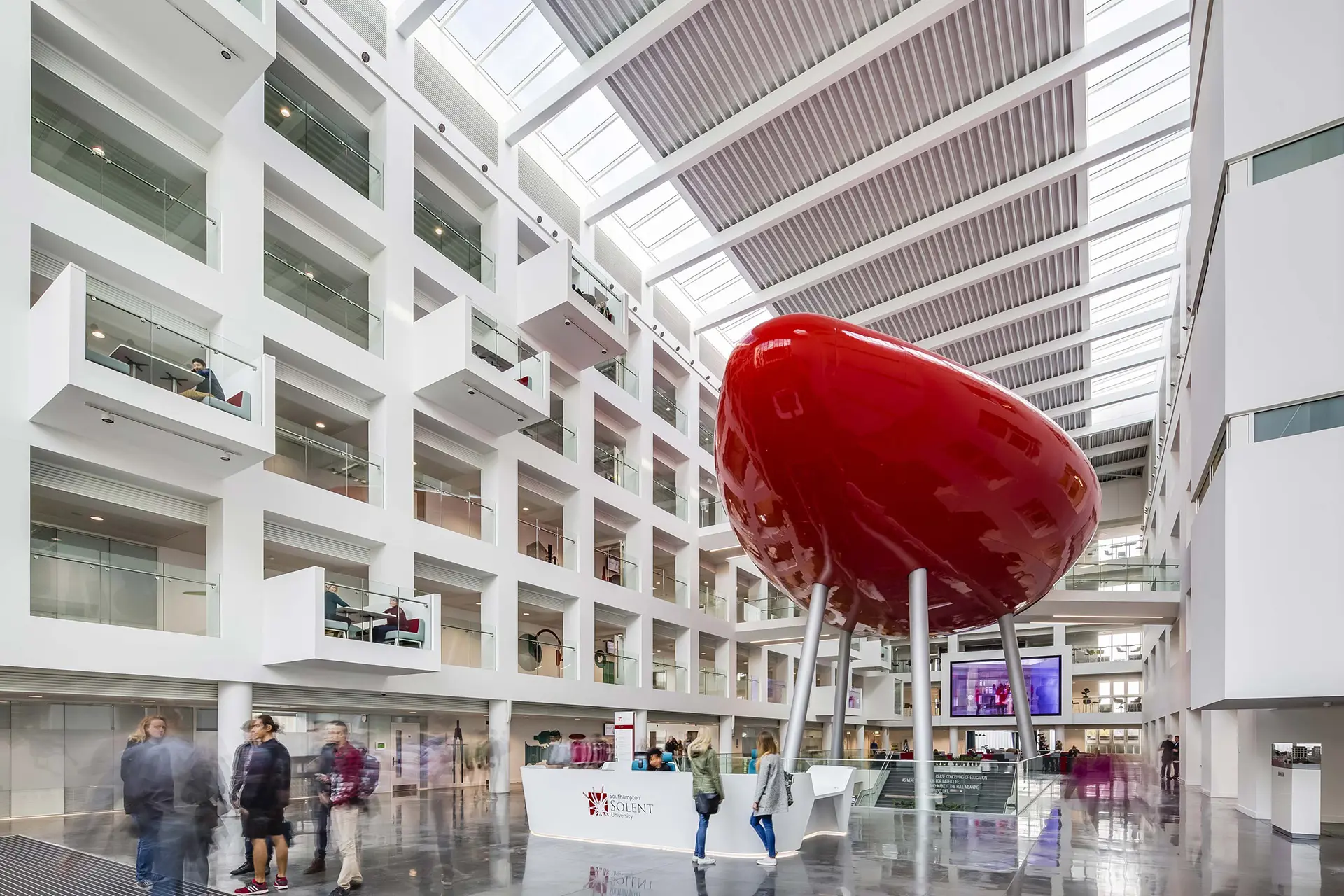 Southampton Solent's Spark Building designed by Scott Bro...