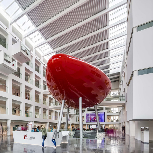 Southampton Solent's Spark Building designed by Scott Bro...