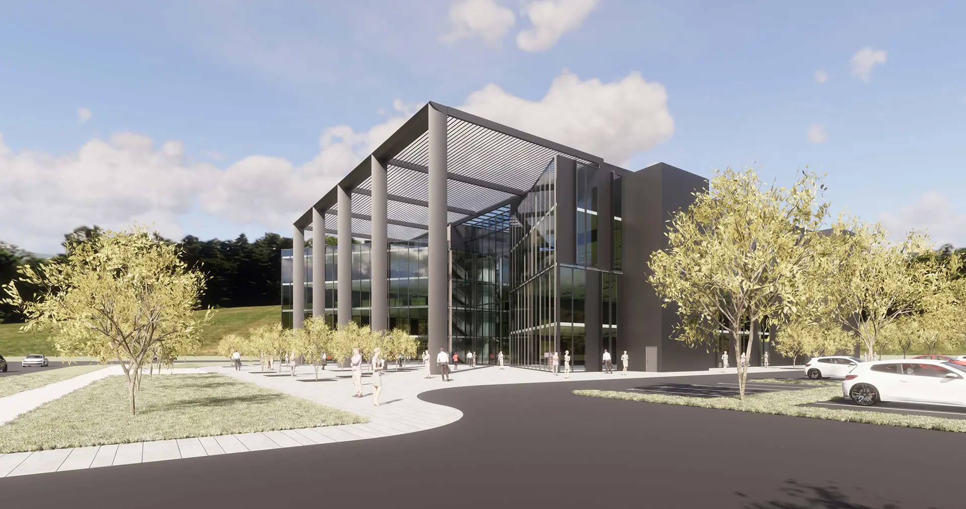 Ground breaking event at Harlow Science Park