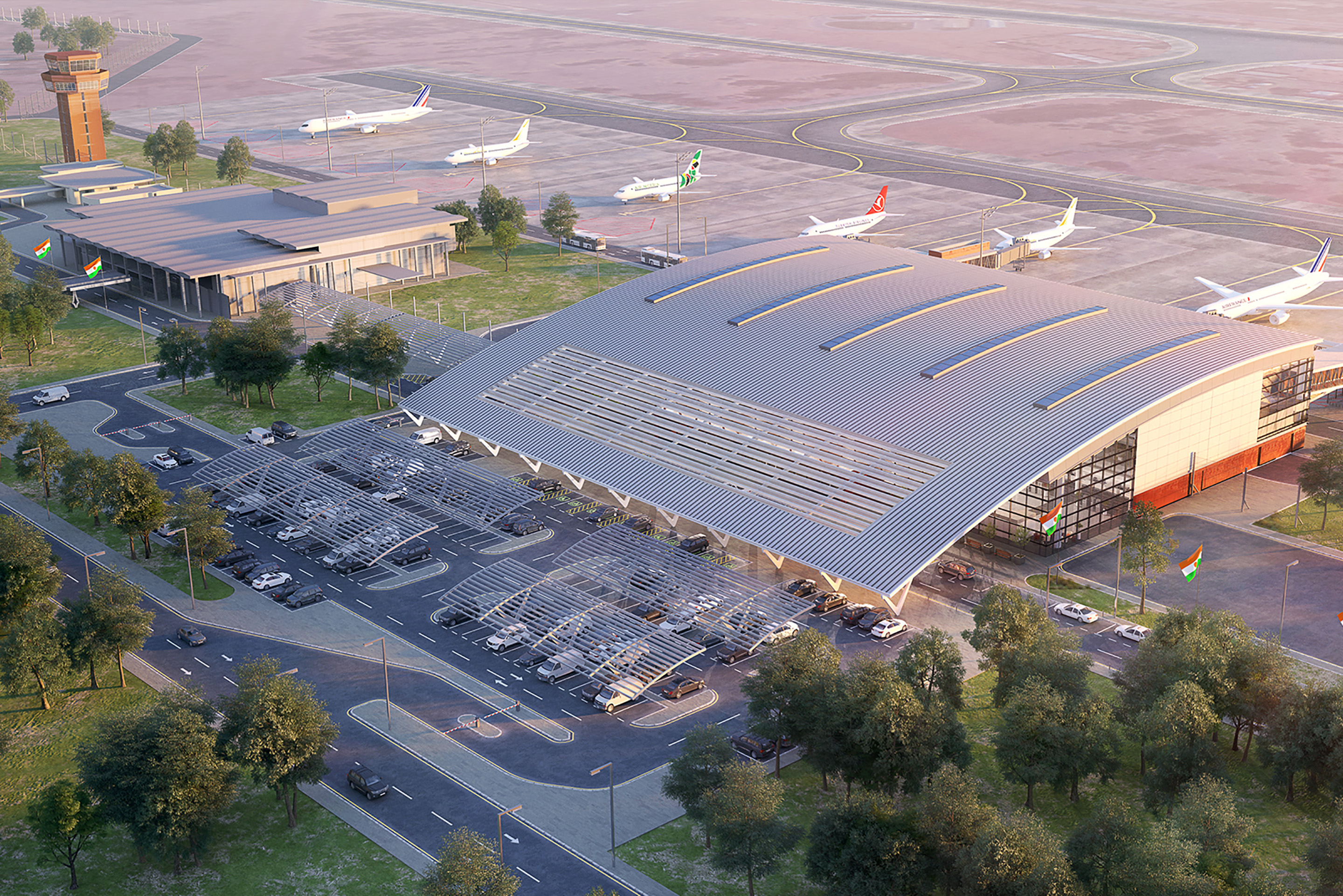 Ground Breaking Ceremony at Diori Hamani International Ai...