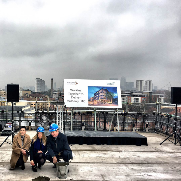 Topping out Ceremony for Mulberry UTC